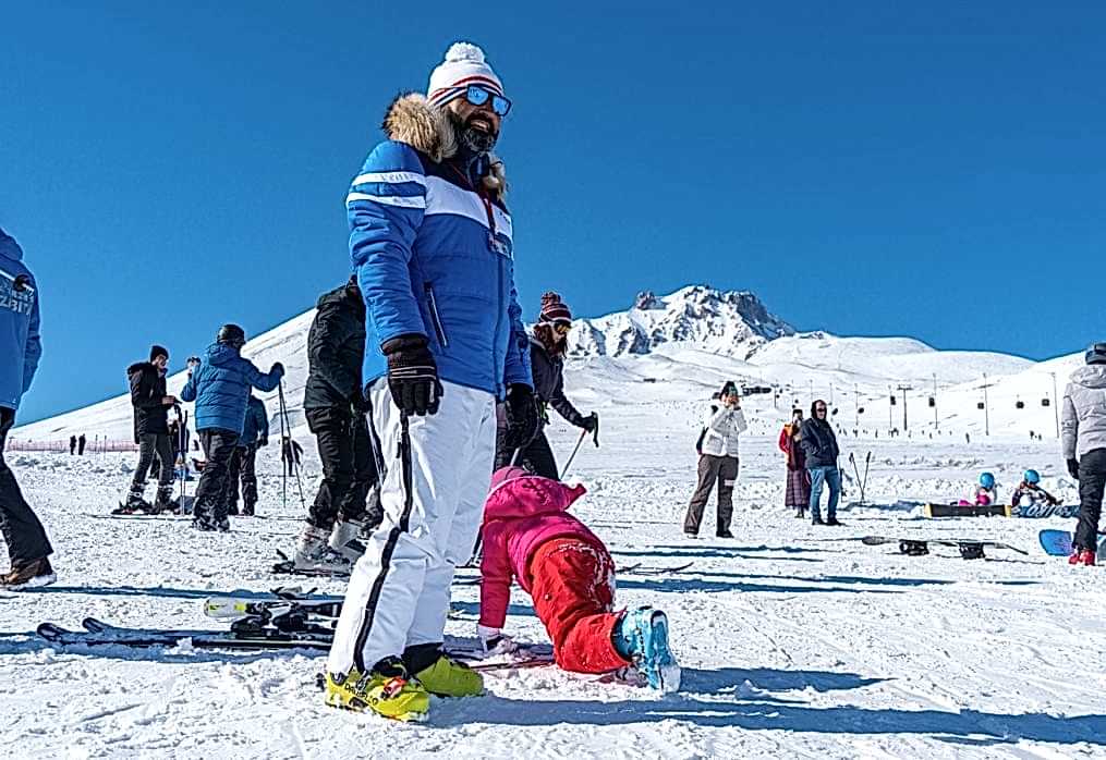 Erciyes’te sezon devam ediyor….