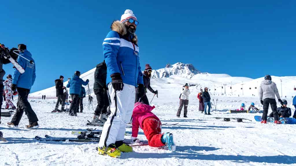 Erciyes'te sezon devam ediyor....